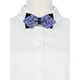 thumbnail image 4 of CORBATA DE LAZO AJUSTABLE PREATADA DE DIAMANTE PARA HOMBRES INSPIRADA EN CHIC, MODA PARA BODAS, FIESTAS Y NEGOCIOS, AZUL REAL, 4 of 5