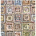 thumbnail image 2 of SAFAVIEH Nantucket Euanthe Checkered Squares Area Rug, Cream, 6' x 6' Square, 2 of 6