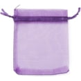 thumbnail image 2 of 100 pc Organza Gift Bags with Drawstring Jewelry Pouches Wedding Party Christmas Favor Gift Bags Blue Violet 12x9cm, 2 of 4