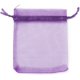 thumbnail image 2 of 100 bolsas de regalo de organza con cordón para joyería, bodas, fiestas, regalos de Navidad, color azul violeta, 12 x 9 cm, 2 of 4