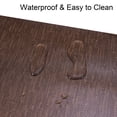 thumbnail image 2 of Decozen Placemat Set of 8 for Fall Autumn Thanksgiving Dining Coffee Table Tablemats Vinyl PVC, Dark Brown, 2 of 10