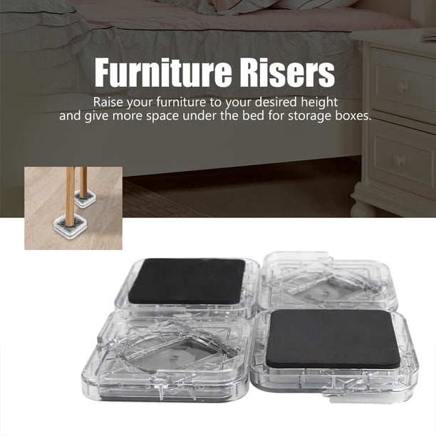 Juego de 8 almohadillas para patas de cama alfombrilla antideslizante para muebles para mesa y escritorio ANGGREK Otros