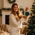 thumbnail image 6 of Christmas Tree Decoration Plastic Ornament Set Hanging Xmas Tree Ball for Xmas Holiday Wedding Party Christmas Ornaments (9 pcs), 6 of 6