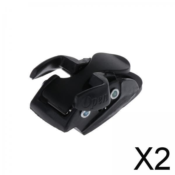 2 hebillas de repuesto para zapatos de patinaje, hebillas para zapatos de patinaje, accesorios para esquiar al aire libre 2 piezas
