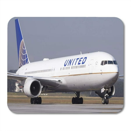 767 300 Airplane - KDAGR Plane Boeing 767 300 of United Airlines at Guarulhos Mousepad Mouse Pad Mouse Mat 9x10 inch