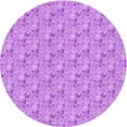 thumbnail image 1 of Ahgly Company Indoor Round Patterned Violet Purple Area Rugs, 8' Round, 1 of 6