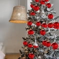 thumbnail image 2 of Twfbrm 3 Pcs Christmas Ball Pendant Hanging Ball Christmas Party Scene Decoration Christmas Tree Decorations 85mm Red Hanging Ball Hanging Decorations, 2 of 7