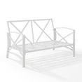 thumbnail image 6 of Crosley Kaplan Patio Loveseat in Gray and White, 6 of 11