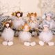 thumbnail image 3 of Yuarrent Muñecos de Ángel de Navidad, juguete de peluche, colgante colgante exquisito, Mini dibujos animados, decoración de Navidad, adorno de Kits de decoración para fiestas Yuarrent HA069661-00, 3 of 6