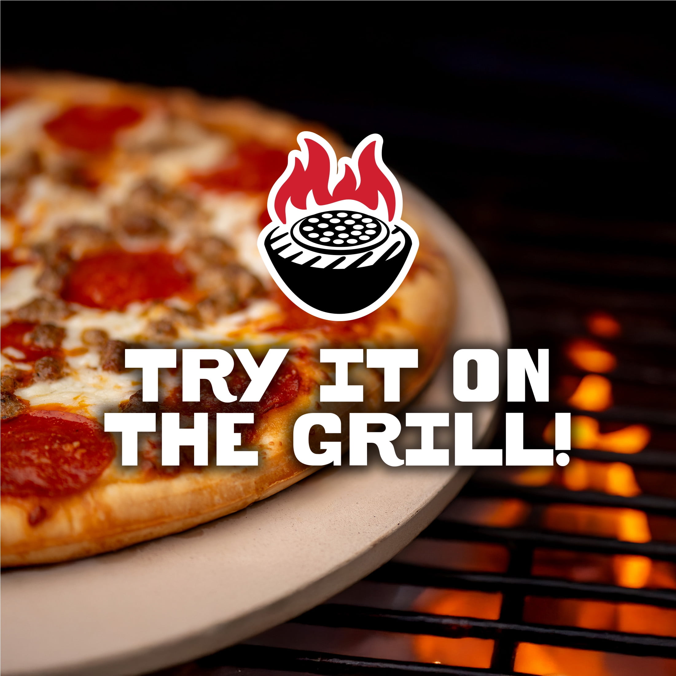Wild Mike's Ultimate Pizza Super-Sized Pepperoni (Frozen) Marinara Sauce and 4 Cheese Blend.