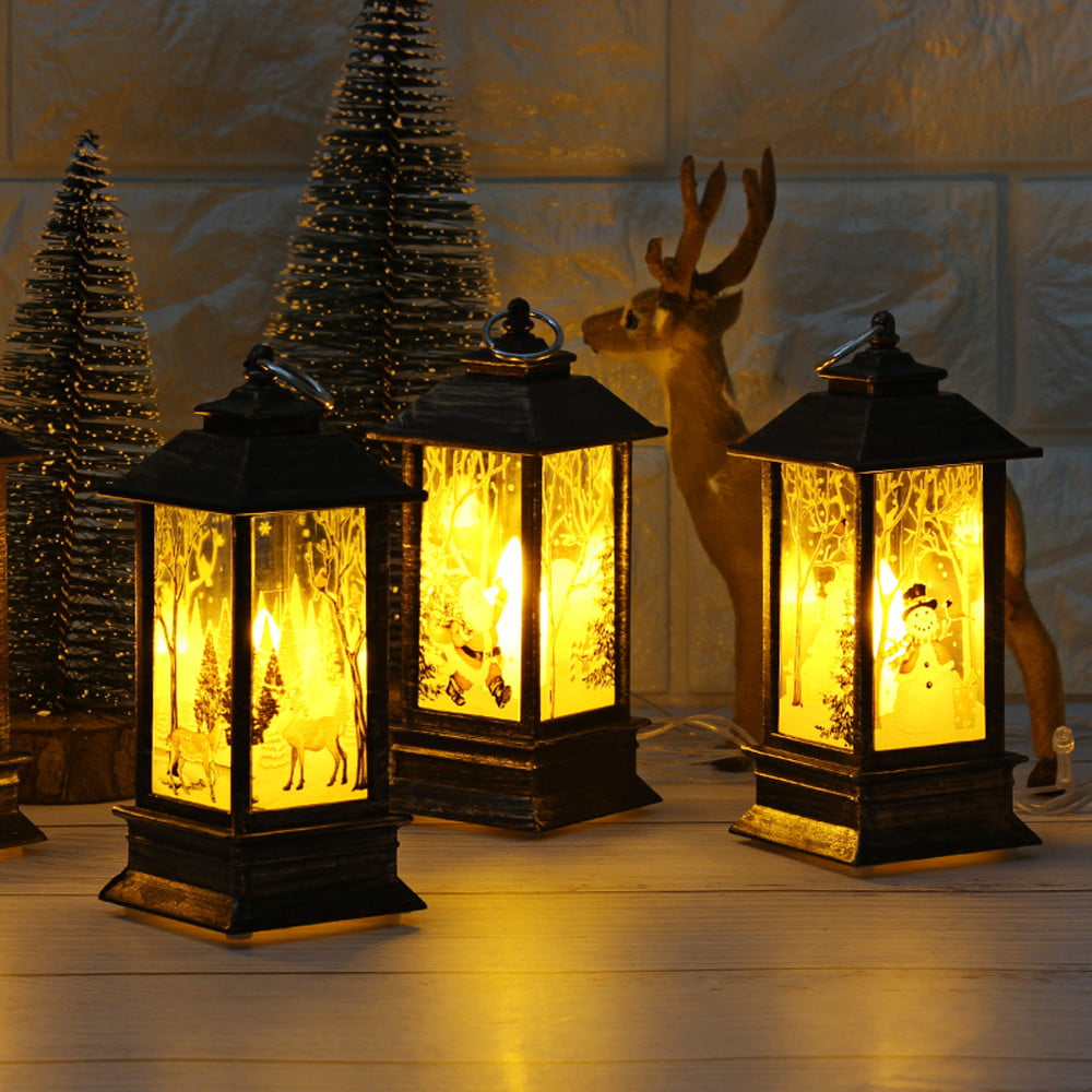 Christmas Tealight Trio with light changing LED's