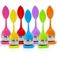 thumbnail image 1 of 7 Pack Silicone Tea Infuser, Cute Loose Leaf Tea Steeper, Fine Mesh Te, 1 of 5