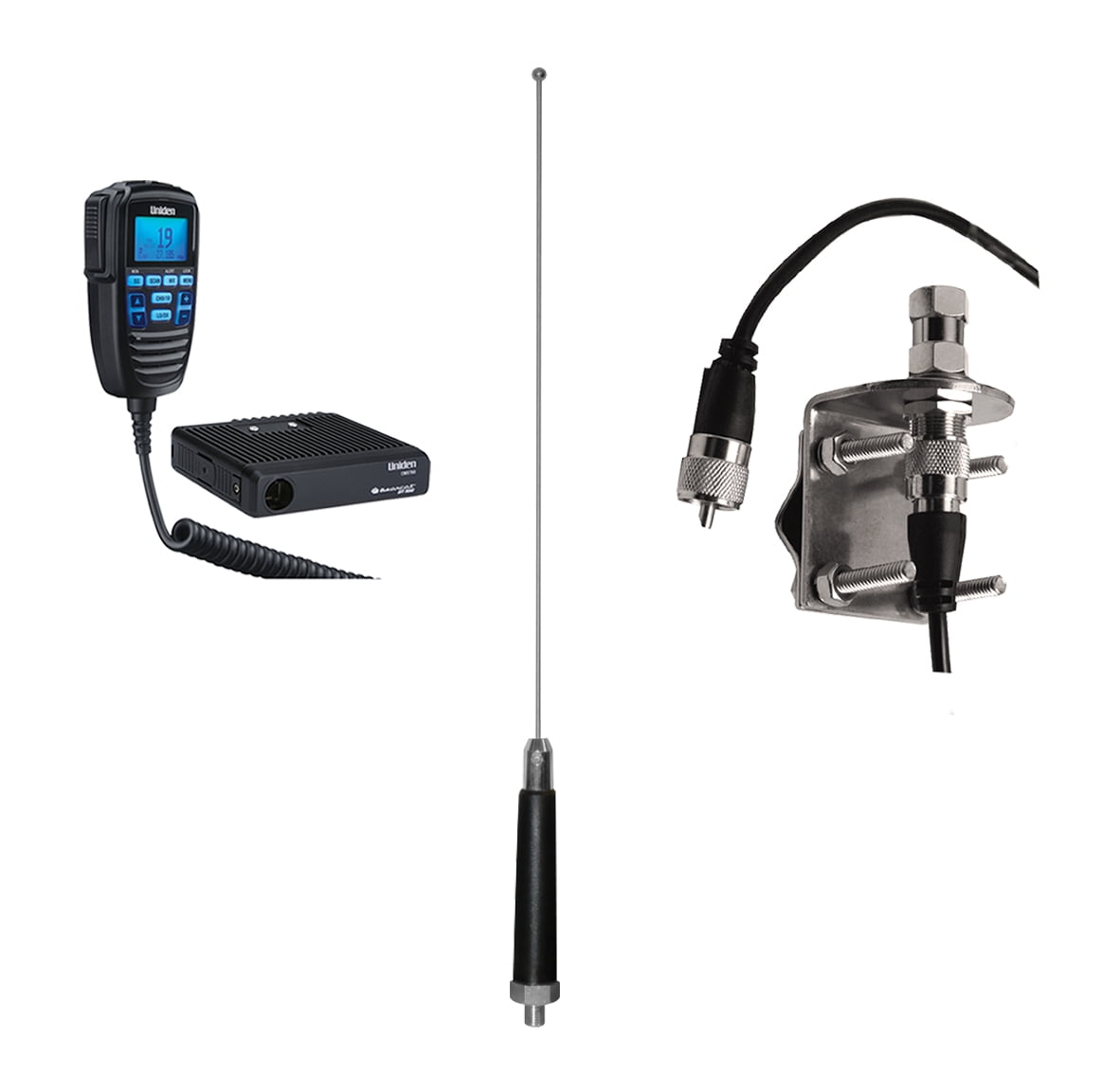 Uniden CMX760 40CH OffRoad Compact CB Radio, Tram NH4HC HeavyDuty