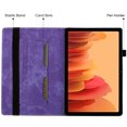 thumbnail image 2 of Allytech Case for Samsung Galaxy Tab A7 10.4 Inch 2020 (SM-T500/T505/T507) with Pen Holder & Card Pocket, Auto Sleep Wake Multi-Angle Viewing Shockproof Soft TPU Back Cover, Purple, 2 of 8