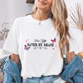 thumbnail image 4 of Jollimate Saved By Grace T-Shirt, Womens Christian Shirt, Christian Gift For Her, Religious Gift, 4 of 6