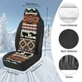 thumbnail image 7 of Uorisanigo Front Car Seat Cover, 2Pcs Car Accessories with Auto Seat Covers Protect Accessories for Men, Ethnic Geometric Aztec Horse Cow Auto Seats Cushions, 7 of 7