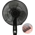 thumbnail image 1 of Safety Fan Cover Kid Baby Finger Protector, 2 Pack Washable Mesh Cover with Adjustable Safety Buckle Suitable for Stand Fan Floor Fan Table Fan Clip Fan, Black, 45cm Diameter, 1 of 7