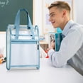 thumbnail image 2 of Bolsa de tutoría portátil de doble capa y gruesa | Almacenamiento de libros de texto de malla de gran capacidad | División reforzada con TPR resistente | Organizador de libros colgante con cierr, 2 of 5
