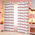 thumbnail image 2 of Manfei Christmas Blackout Curtains Pattern Window Curtains Pack of 2 (38x45 Each), 2 of 6