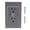 Gray, variant on Riousery 15A Electrical Wall Outlet with USB and Type C Port, PC Flame Retardant Receptacle for Home and Office, White US Plug (4.65 inches / 11.80 cm)
