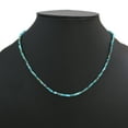 thumbnail image 6 of Gempires Turquoise Beads 18 In Adjustable Silver Plating Choker Necklace for Women, 6 of 7