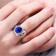 thumbnail image 2 of WBQF 925 Silver Filled Cubic Zircon Ring Women Jewelry Wedding Gift Size 6-10-8-#1, 2 of 4