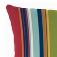 thumbnail image 5 of Jordan Manufacturing 16" x 16" Westport Garden Multicolor Stripe Square Outdoor Throw Pillow (2 Pack), 5 of 10