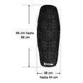 thumbnail image 3 of Funda Cubre Asiento Bloosom  Malla Para Moto Termica Universal Xl F1 Negro, 3 of 4