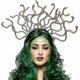 thumbnail image 2 of Diadema de Medusa mítica Disfraz de diosa griega Tocado de serpiente, 2 of 5