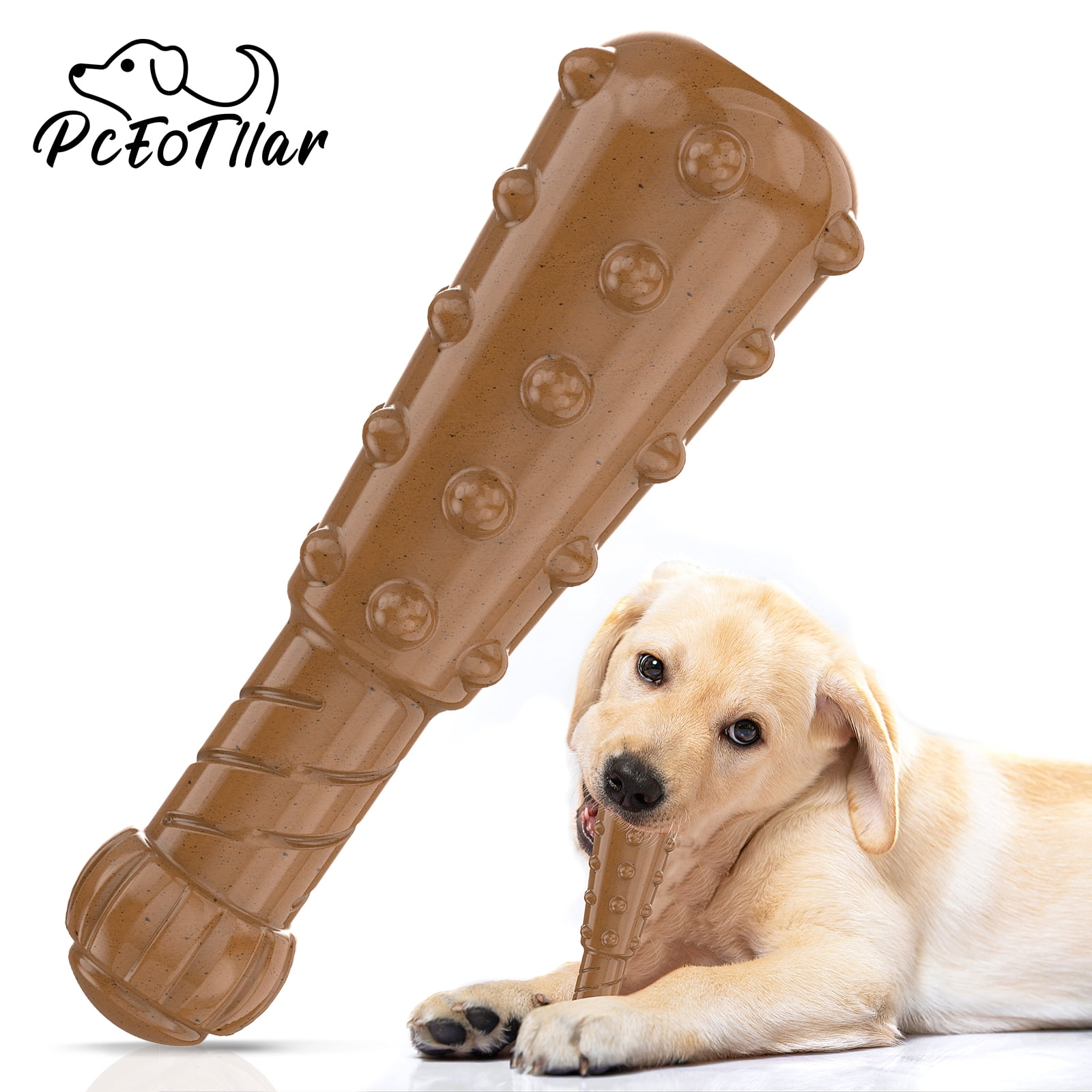 PcEoTllar Dog Chew Toys for Aggressive Chewers Large Breed, Baseball