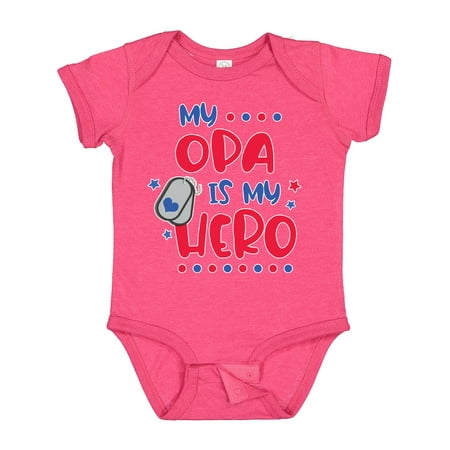 

Inktastic Memorial Day My Opa is My Hero Gift Baby Boy or Baby Girl Bodysuit