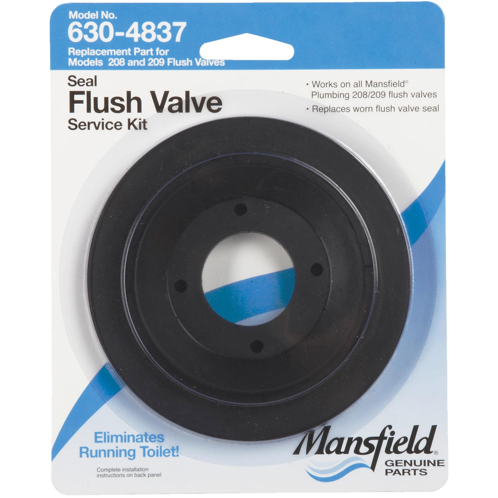 Mansfield Flush Valve Seal Repair Kit - Model 630-4837 For Mansfield 208/209 Toilet Valves