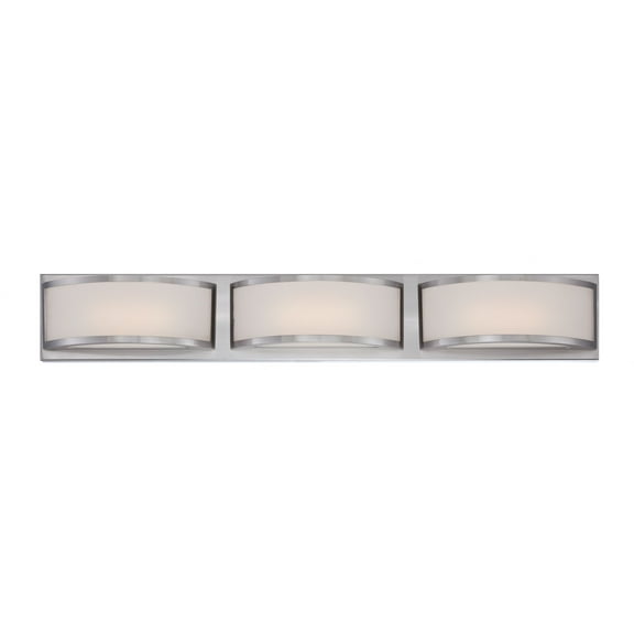 Nuvo Wall Fixture,3L,LED Sconce,Br Nickel 62-319
