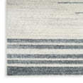 thumbnail image 5 of Nourison Astra Machine Washable Geometric Ivory Blue 2'2" x 10' Area Rug (2x10), 5 of 8