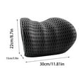 thumbnail image 3 of pvdgvd Memory Foam Car Neck Pillow Protective Lumbar Back Support Breathable Car Headrest Cushion Relieve Stress Car Seat Pillow Clearance Dark Gray, 3 of 6