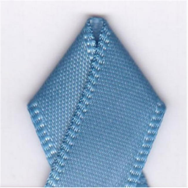Papilion R074300230336100Y .88 in. Single-Face Satin Ribbon 100 Yards - Porcelain Blue