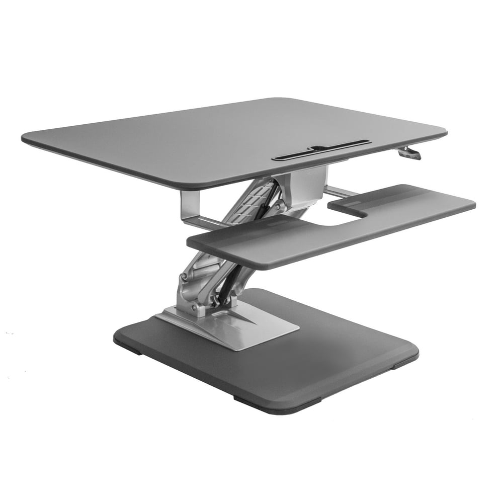 Seville Classics AIRLIFT 30 Personal Aluminum Standing Desk Converter