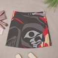 thumbnail image 3 of Raven Vision Mini Skirt Clothing female short skirts for women Skort for women Skirt satin, 3 of 6
