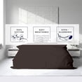 thumbnail image 3 of Kotton Culture 600 TC 100% Egyptian Cotton Duvet Cover (Chocolate, King, 1 Piece Only), 3 of 4