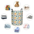 thumbnail image 5 of KLL Travel Elements Waterproof Foldable Laundry Hamper Bucket with Handles for Storage Bin,Kids Room,Home Organizer (Small ), 5 of 7