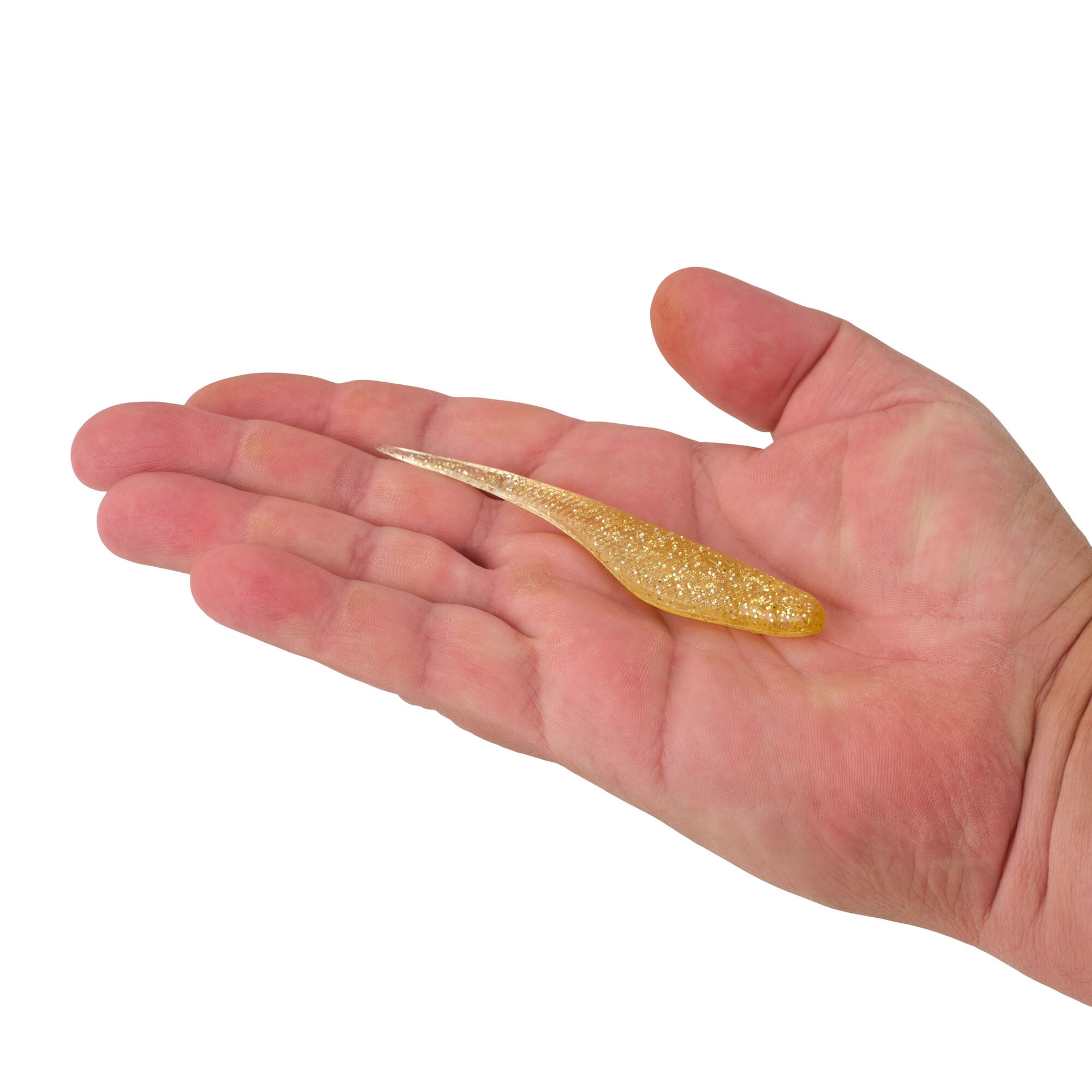 Berkley PowerBait® Saltwater Bonga Shad, 4 in, Jerkbaits, Gold (12-count)