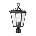 thumbnail image 1 of ELK Lighting 45475/3 Main Street 19 inch Black 3 Light Outdoor Post Mount, 1 of 2