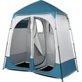 thumbnail image 7 of LINJH 2 Room Shower Tent, 7.5 FT Instant Pop Up Shelter with Carrying Bag, Privacy Changing Room Tent,Perfect for Portable Toilet, Camping, Dressing, Outdoor Indoor, Easy Set Up,Black, 7 of 7