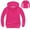 Hot Pink, variant on Dadaria Toddler Sweatshirt 2Y-10Y Toddlers Kids Baby Boys Girls Hooded Solid Thick Coat Sweatshirt Pullover Yellow 120,Toddler