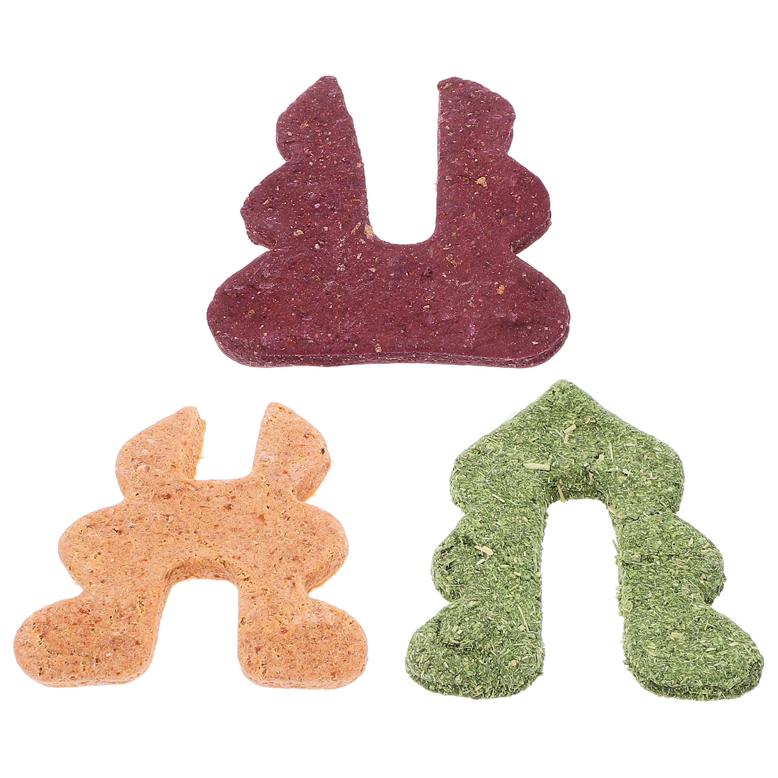 BESTYASH Hamster Bunny Chew Toys Multi Fiber Teeth Grinding Indoor Playtime 1Set 2.4*2.4*2.4in