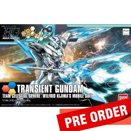Bandai Hobby Builder Fighters Transient Gundam HG 1/144 Model Kit