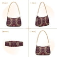 thumbnail image 7 of FORMRS Womens Shoulder Bag with Chain Strap Clutch Purse Cute Tote Handbag, Gold Abstract Pattern, 7 of 7