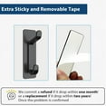 thumbnail image 5 of Door Hook, Extra Sticky 10LB (Max), Stainless Holder for Hanging Towel, Coat, Cloth, Purse, Hat, Key, Black Wall Mounted Self-Adhesive Hanger for Shower Kitchen Bathroom Heavy Duty, 5 of 9