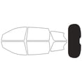 thumbnail image 2 of Avery Dennison NR Nano Ceramic IR Window Tint Kit Compatible with Infiniti Qx60 2014-2020 - Rear, 2 of 8
