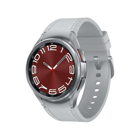 SAMSUNG Galaxy Watch 6 Classic 43mm LTE Smartwatch w/ Rotating Bezel, Fitness Tracker, Personalized HR Zones, Advanced Sleep Coaching, Heart Monitor, BIA Sensor, US Version, Silver